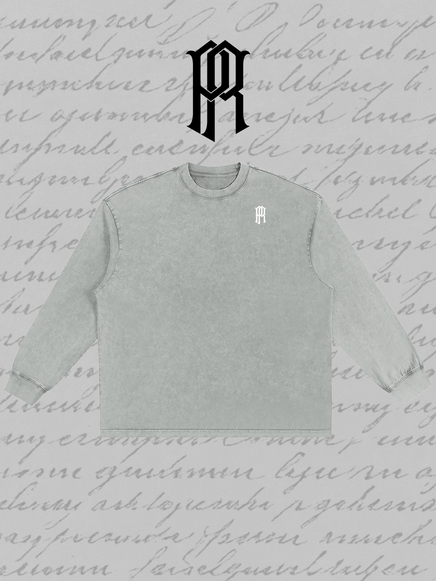 POOR RICHARD - Snow Washed - Oversize Long Sleeve T-shirt