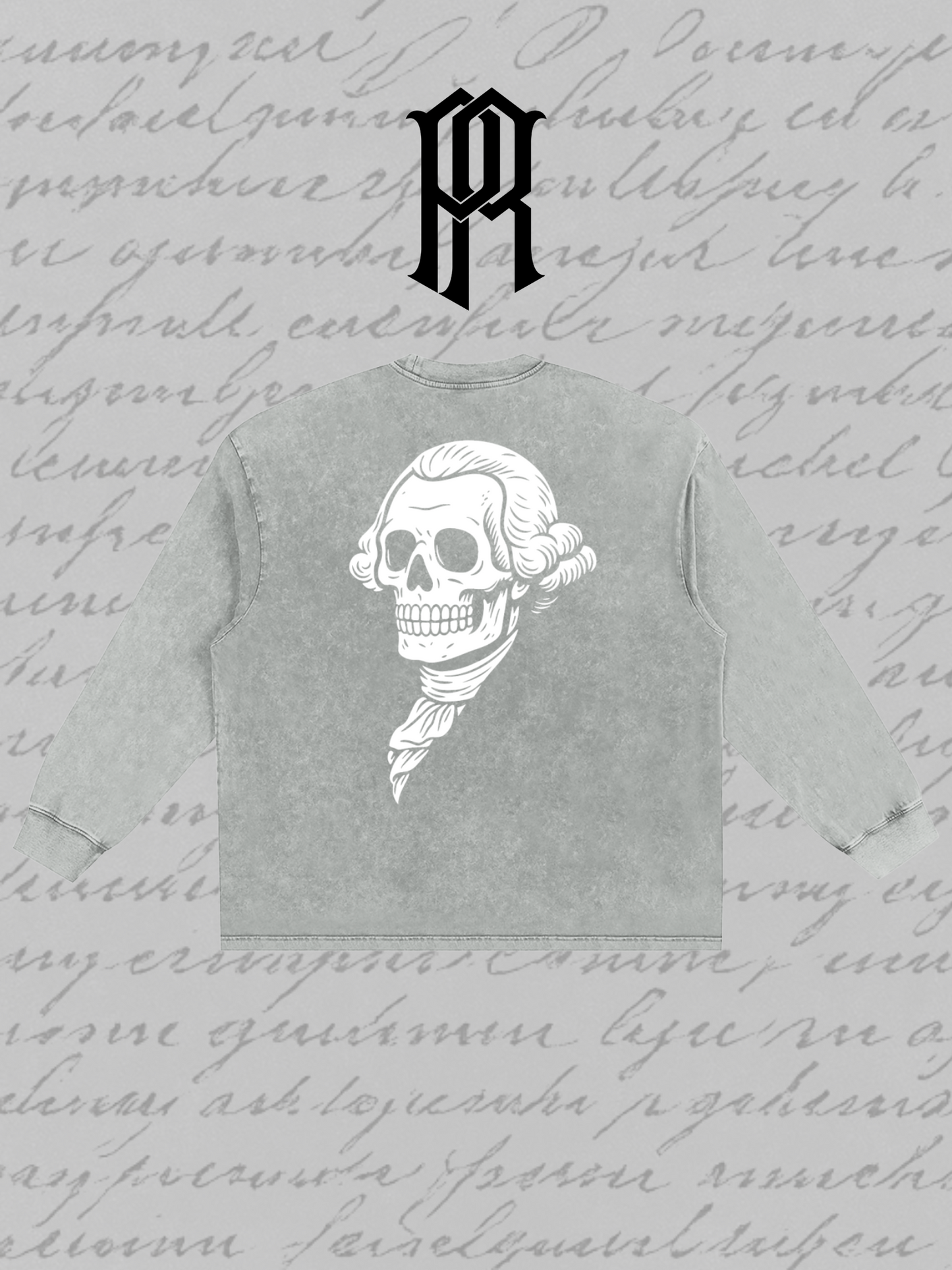 POOR RICHARD - Snow Washed - Oversize Long Sleeve T-shirt