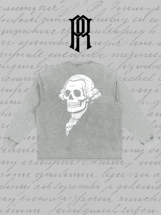 POOR RICHARD - Snow Washed - Oversize Long Sleeve T-shirt