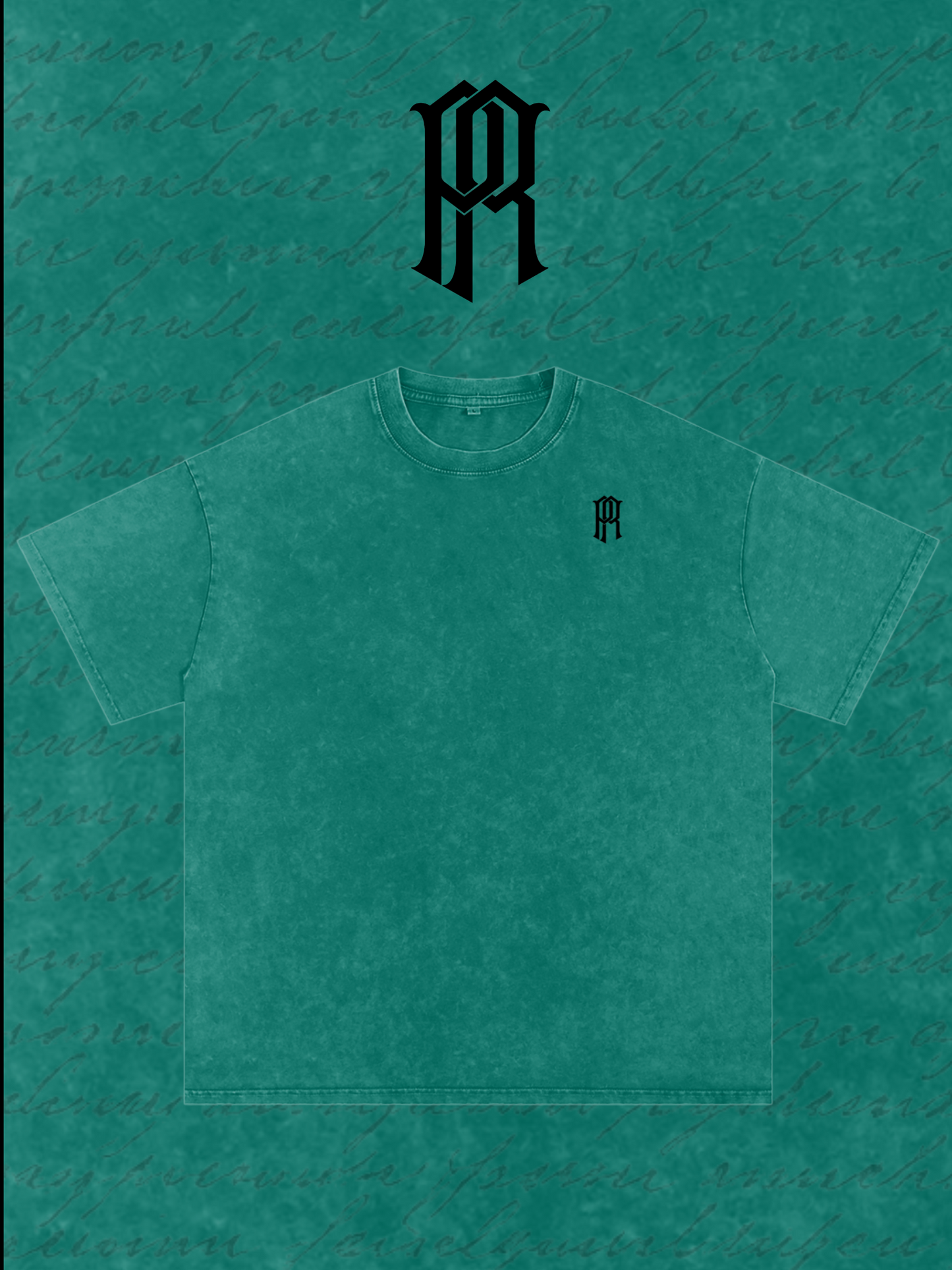 POOR RICHARD - Parchment Fade - Oversize T-Shirt - 250 GSM